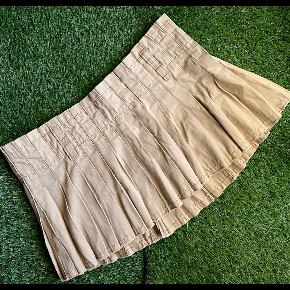 Hollister Tan Mini Skirt